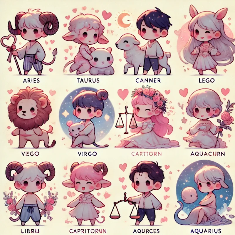 별자리 (12궁도) 별자리 (12궁도)